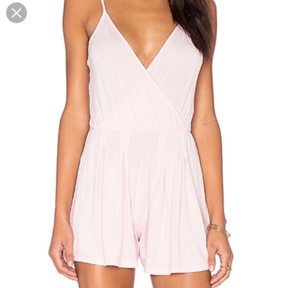 Pink romper from revolve